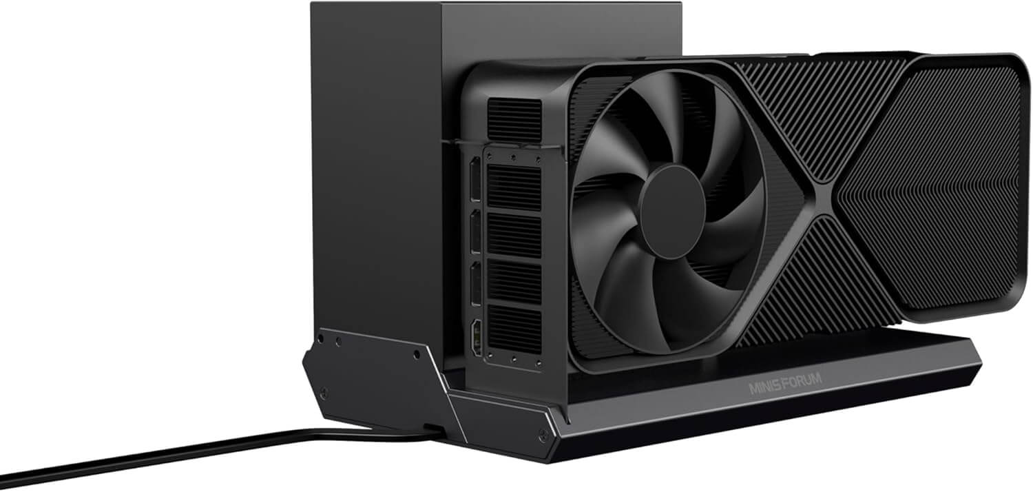 MINISFORUM DEG1 Docking Station,PCIEx16(PCIE4.0x4),with Force Power On, Support ATX/SFX Power Supply