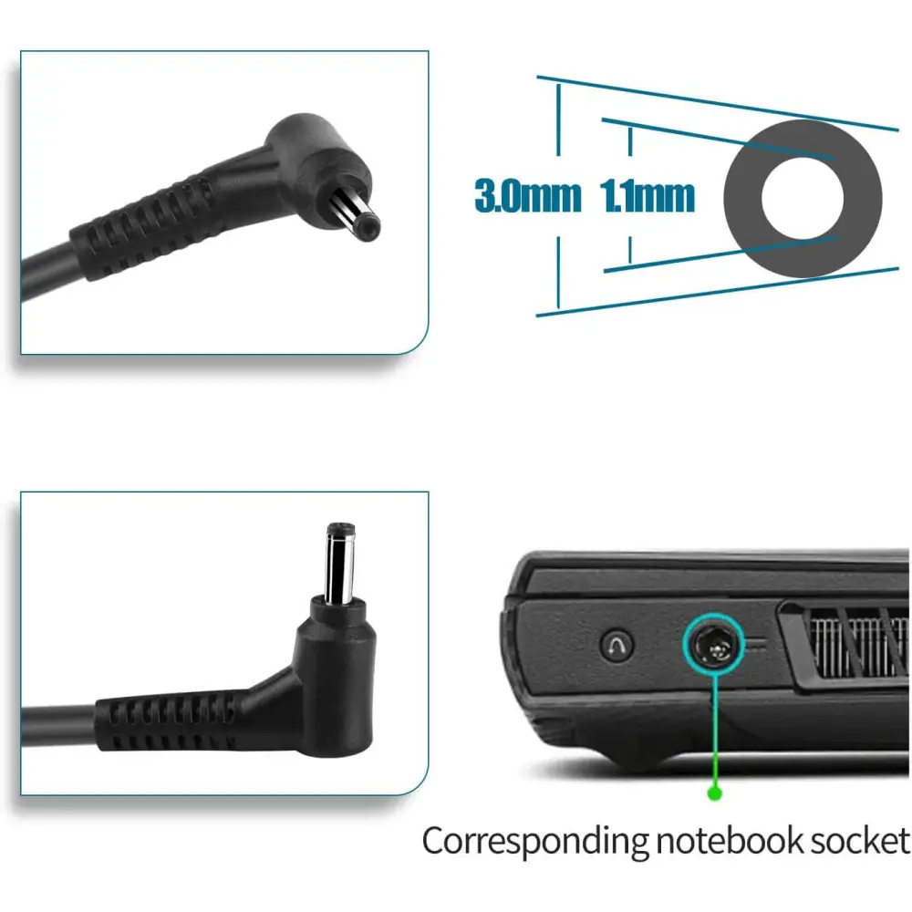 65W 45W AC Charger for Acer Aspire 5 3 1 A315 A314 A317 Swift Spin Chromebook R11 R13 11 13 14 15 CB3 CB5 TravelMate