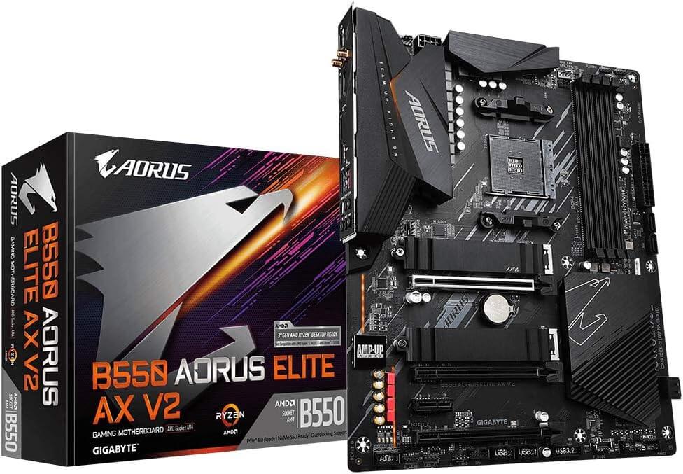 Gigabyte B550 Aorus Elite AX V2 AMD Ryzen ATX Motherboard