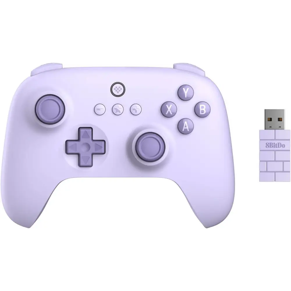 8Bitdo Ultimate C 2.4g Wireless Controller for Windows PC Android Steam Deck & Raspberry Pi(Lilac Purple)