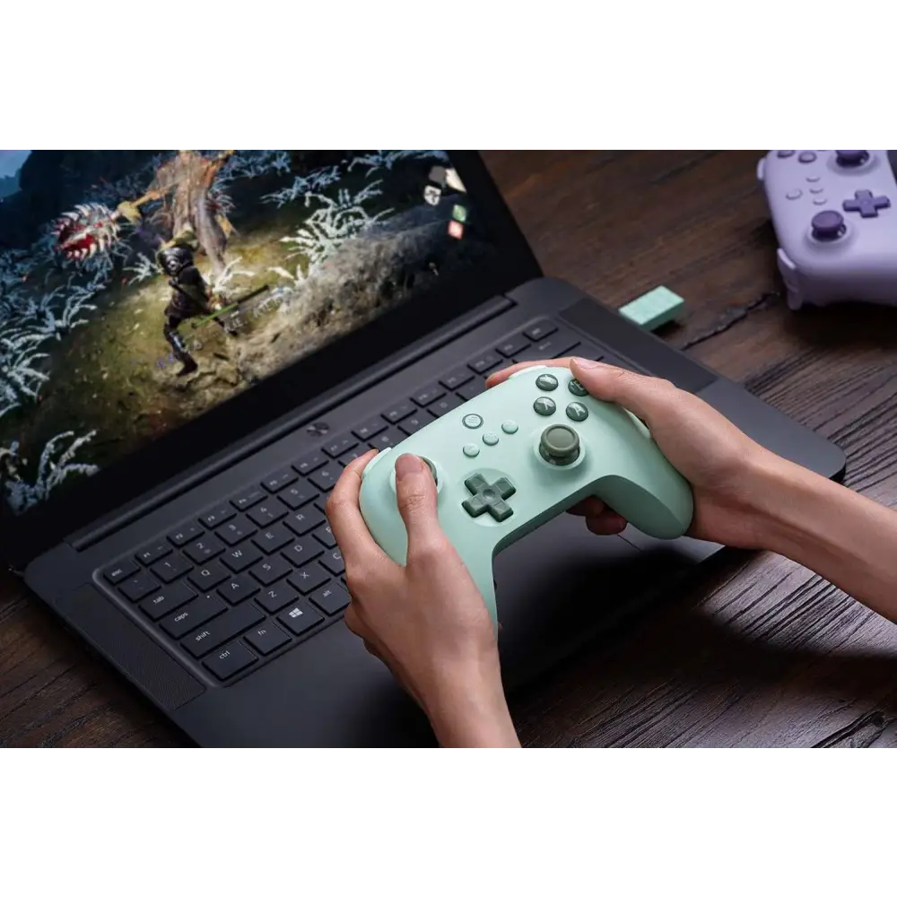 8Bitdo Ultimate C 2.4g Wireless Controller for Windows PC Android Steam Deck & Raspberry Pi (Field Green)