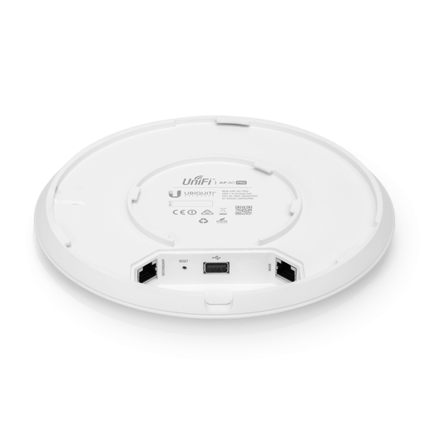 Ubiquiti UniFi AC Pro V2 Indoor & Outdoor AP, 2.4GHz @ 450Mbps, 5GHz @ 1300Mbps, 1750Mbps Total, Range Up 122m | POE Adapter Included
