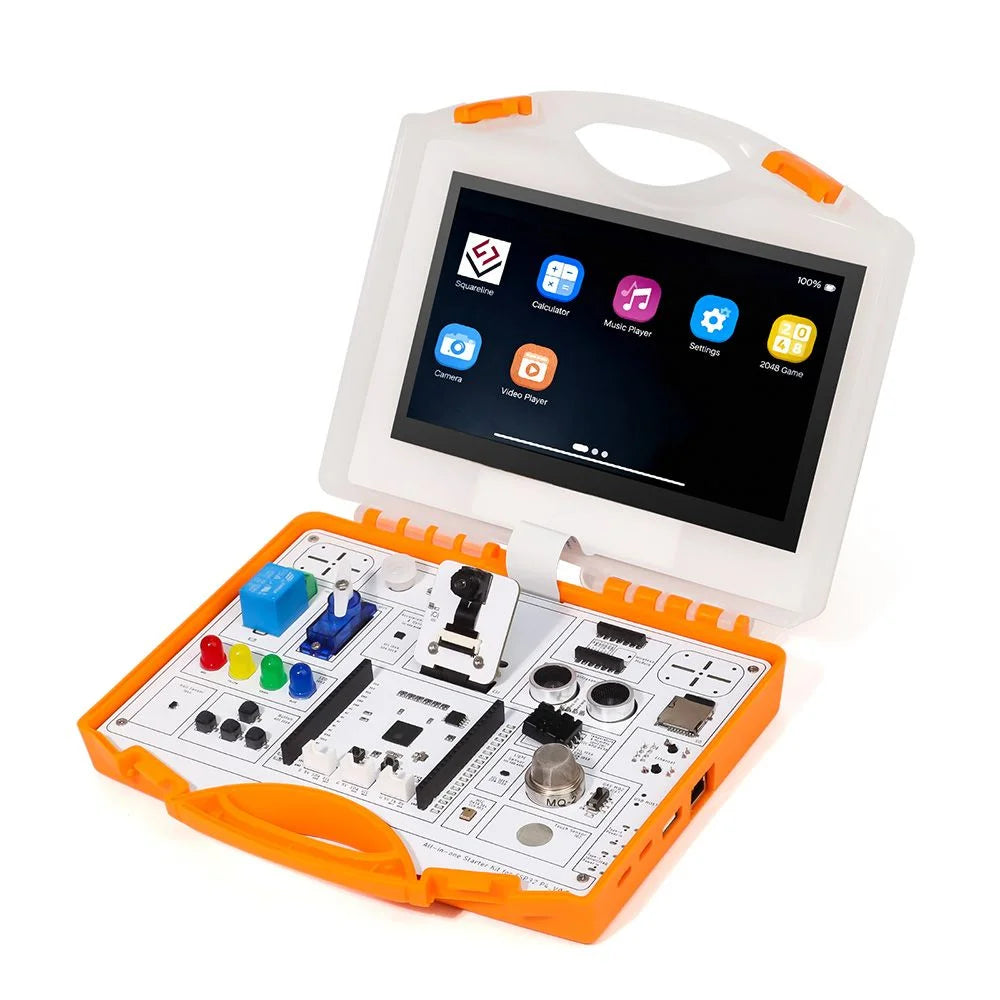 All-in-one Starter Kit for ESP32-P4 with Common Board design 16 Modules and AI Lessons
