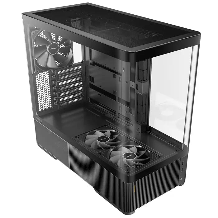 Antec C6 Curve AIR - Black ATX/mATX/ITX steel/glass 7 slots 450mm GPU 180mm CPU 3 PWM fans USB-C 10Gbps