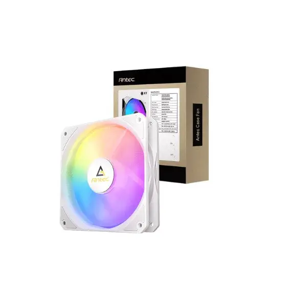 Antec P12R Reverse PWM ARGB White Hydraulic Bearing Anti-Vibration 3 Pin & 4 PIn Connector. 29.5 dBA 240-1350 RPM 61.46