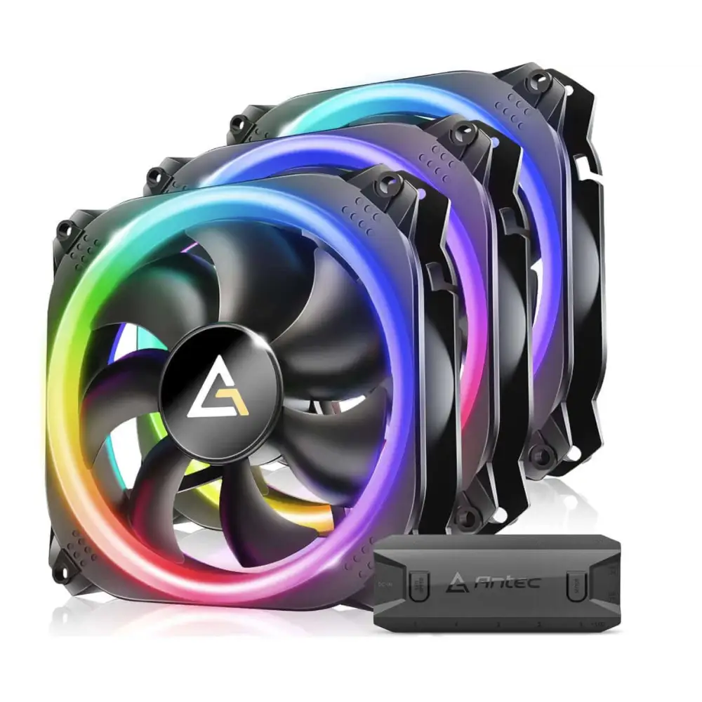 Antec Prizm 120 ARGB Performance cooling Fan 3 Packs with Controller