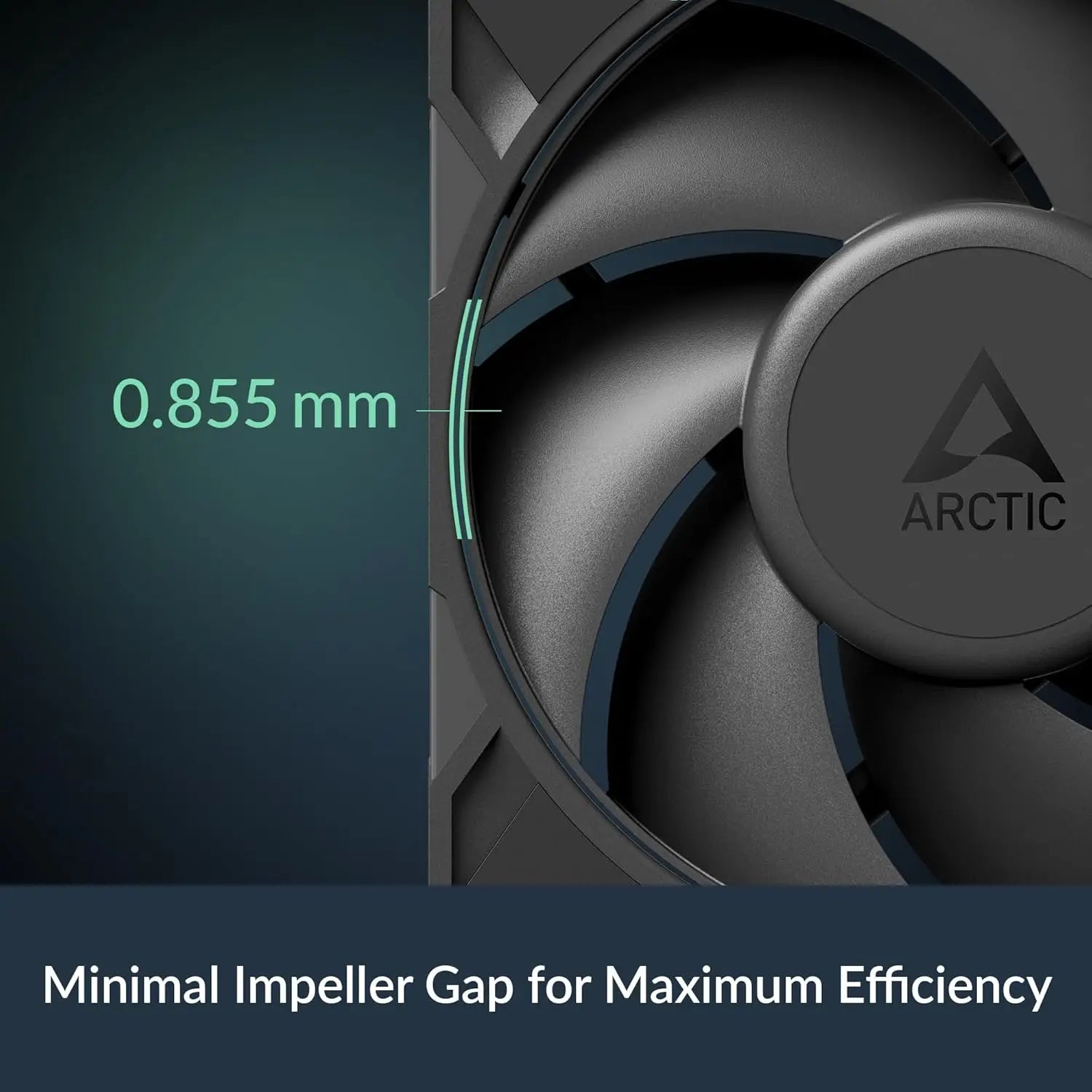 Arctic P12 Pro - Powerful Premium Fan 120 mm PWM 600-3000 RPM <5% Fluid Dynamic Bearing 4-Pin - Black