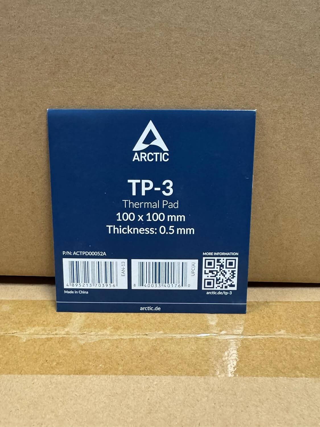 ARCTIC TP-3 100x100mm Premium Performance Thermal Pad,High Performance,Particularly Soft,Ideal Gap Filler,Bridging Gaps