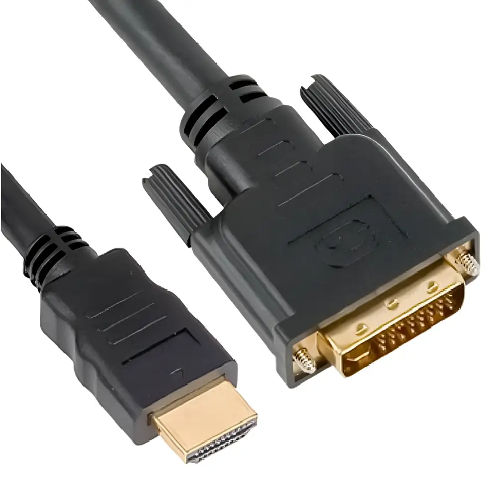 Astrotek 1m HDMI to DVI-D Adapter Converter Cable - Male 30AWG Gold Plated PVC Jacket for PS4 PS3 Xbox 360 Monitor PC