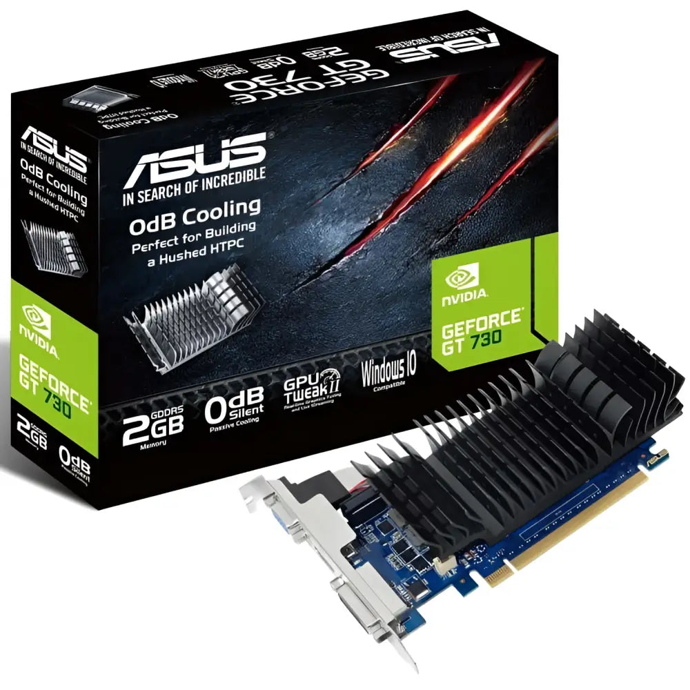ASUS GeForce GT 730 2GB GDDR5 Low Profile Graphics Card