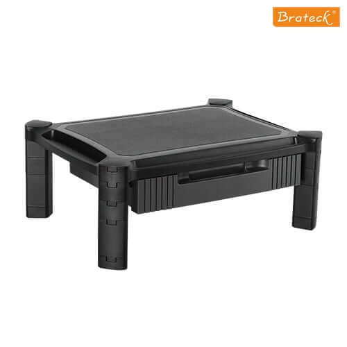 Brateck Height-Adjustable Modular Multi Purpose Smart Stand XL with Drawer (435x330x168mm) for most 13’’-32’’ Weight