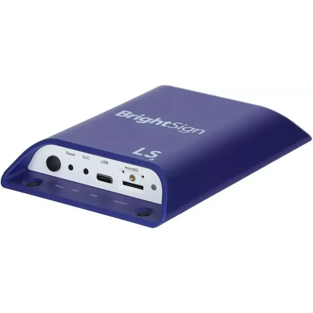 BrightSign LS424 Digital Signage Media Player HTML5 MicroSD - New Open Box
