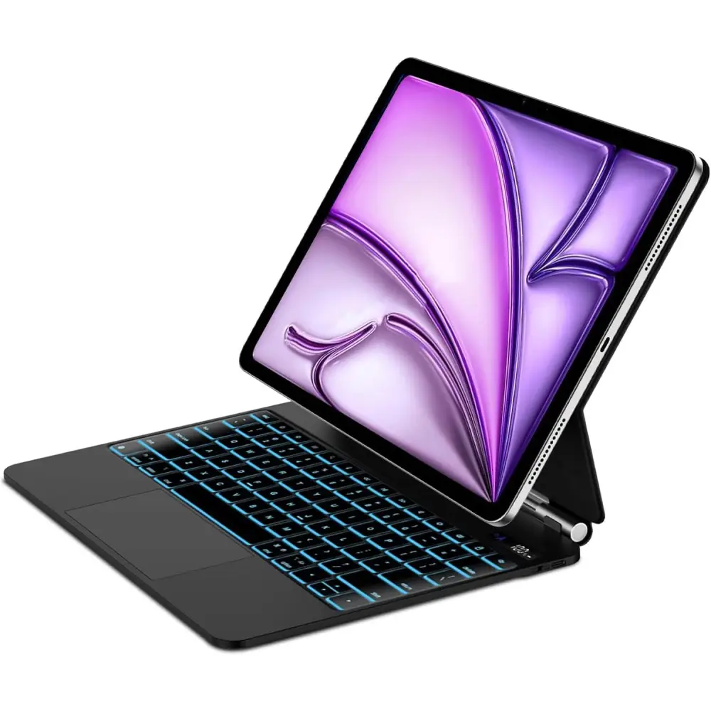 Case Keyboard for iPad Air 13 inch M2/M3(2024/2025) & Pro 12.9 inch(3/4/5/6th Gen) Magic Keyboard,Multi-Touch Trackpad