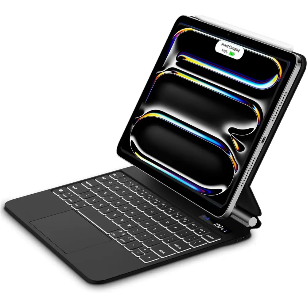 Case with Keyboard for iPad Pro 11 inch (M4) 2024,iPad 11(5th Gen) Easy-Set Magnetic Stand,Multi-Touch Trackpad 7