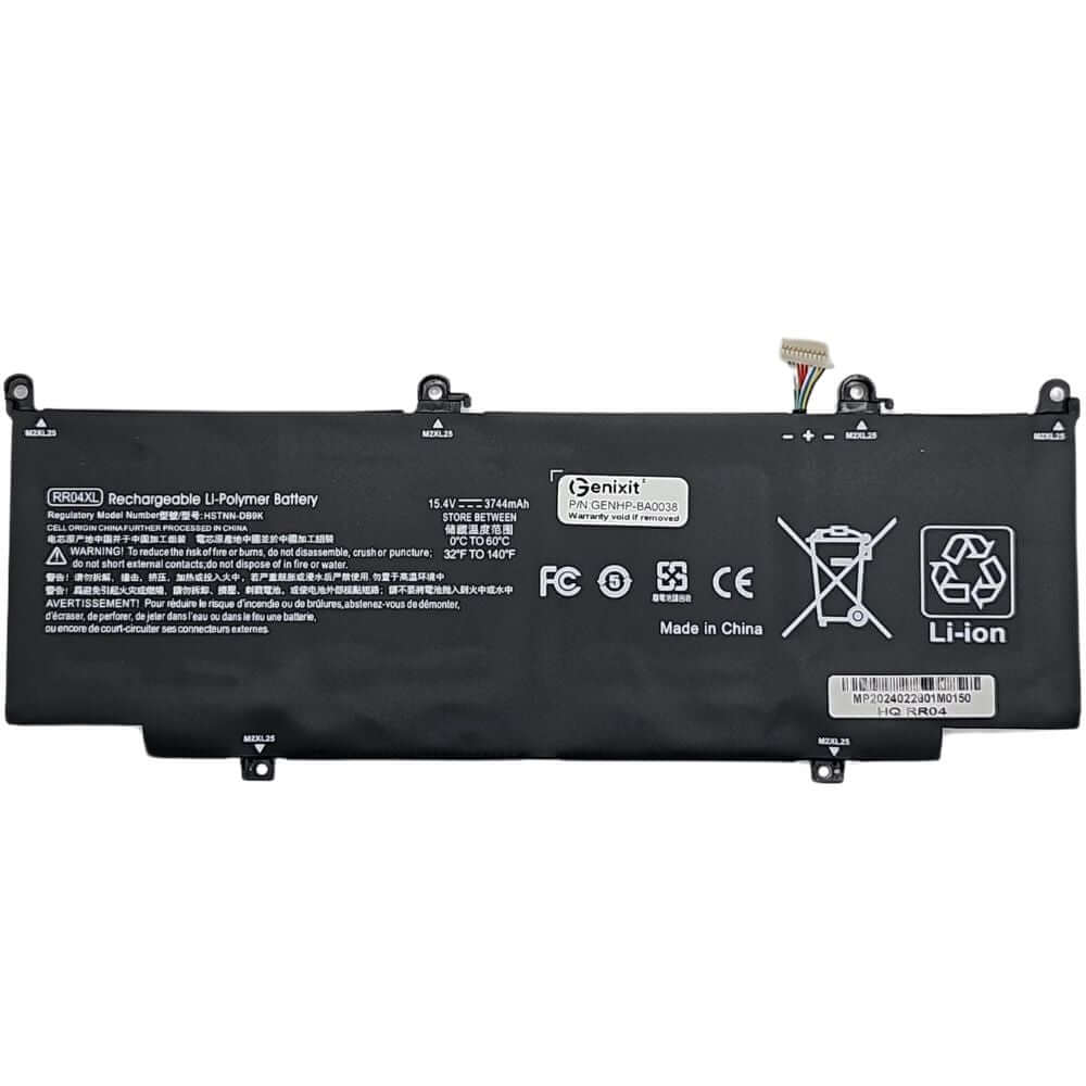Compatible Battery for HP RR04XL 60Wh 3744mAh 15.4V Li-Polymer