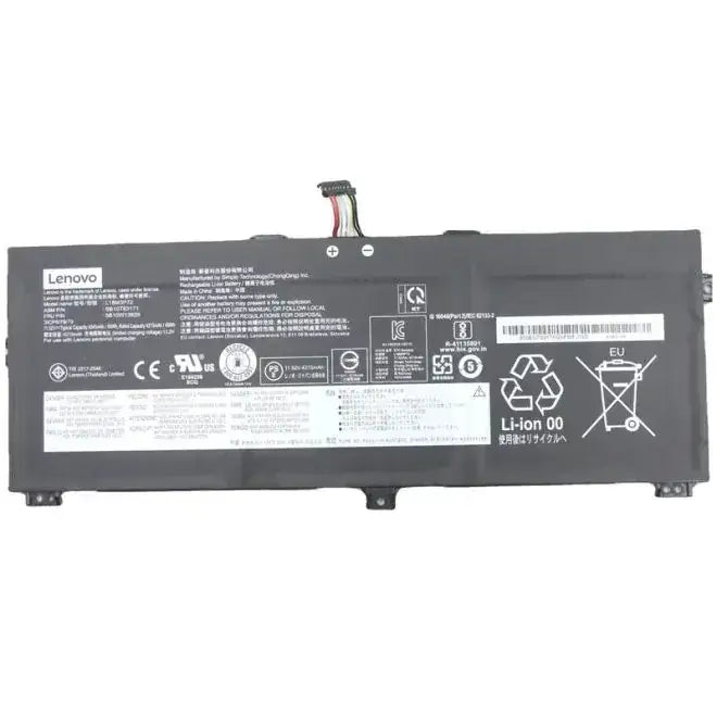 Compatible Battery for Lenovo ThinkPad X13 X390 Yoga L18L3P72 L18M3P72 L18S3P72 51Wh 4345mAh 11.52V Li-poly