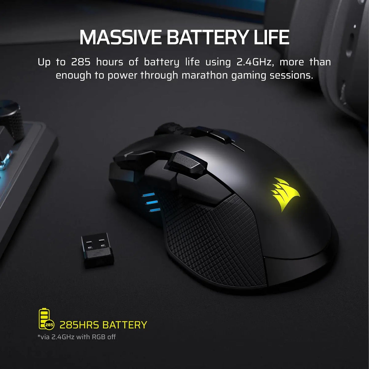 CORSAIR IRONCLAW Wireless SE (2026) Gaming Mouse – Black