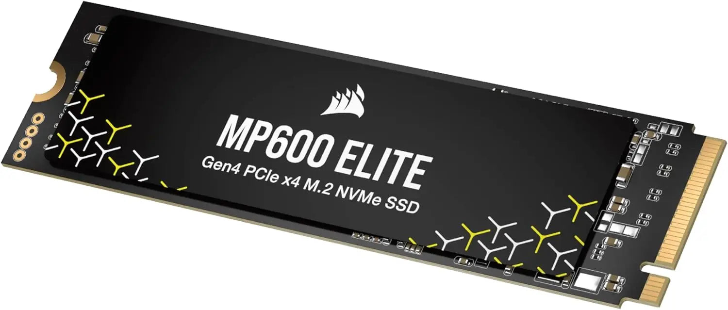 CORSAIR MP600 Elite 4TB M.2 PCIe Gen4 x4 NVMe SSD – 2280 Up to 7,000MB/sec Sequential Read High-Density 3D TLC NAND