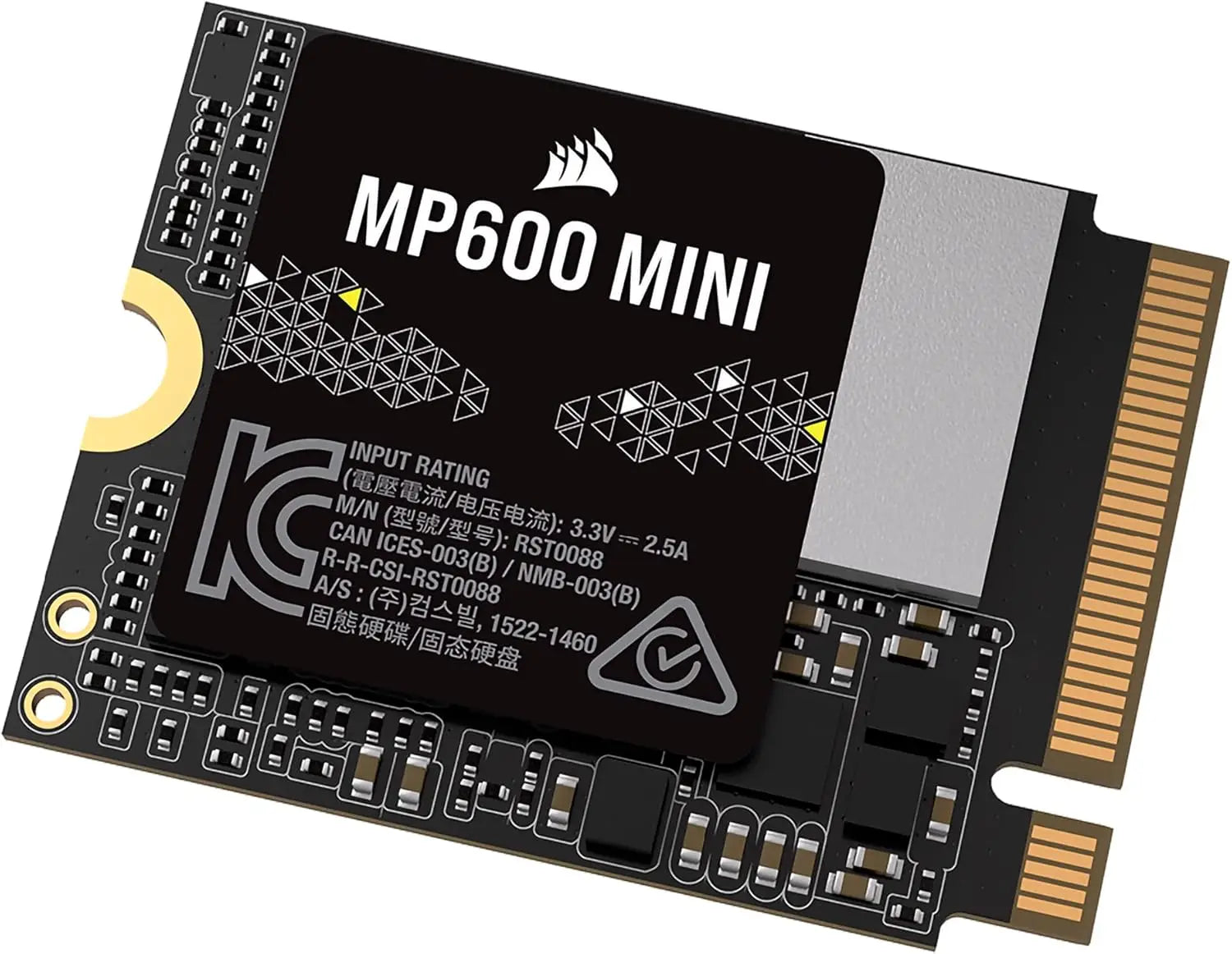 CORSAIR MP600 Mini 1TB M.2 NVMe PCIe x4 Gen4 2 SSD – 2230 Up to 7,000MB/sec Sequential Read High-Density 3D TLC NAND