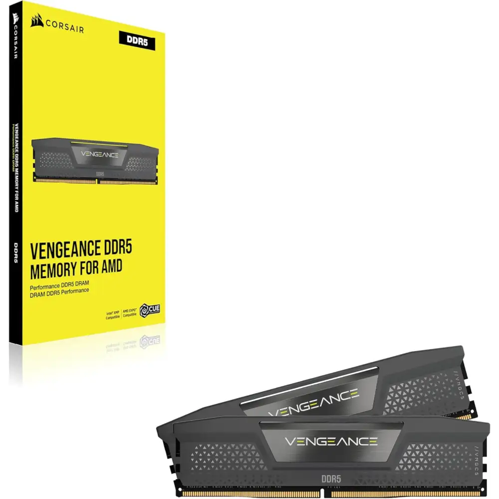 CORSAIR Vengeance DDR5 RAM 96GB (2x48GB) 6000MHz CL36-44-44-96 1.4V AMD Expo Intel XMP 3.0 Desktop Computer Memory –