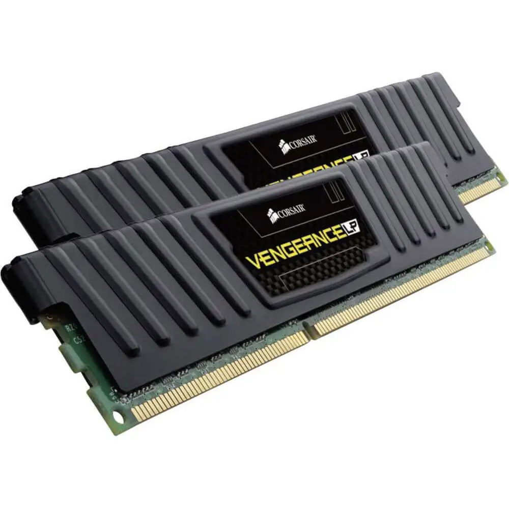 Corsair Vengeance Low Profile 16GB (2x8GB) DDR3 UDIMM 1600MHz C9 1.5V XMP 1.3 Desktop Gaming Memory Black