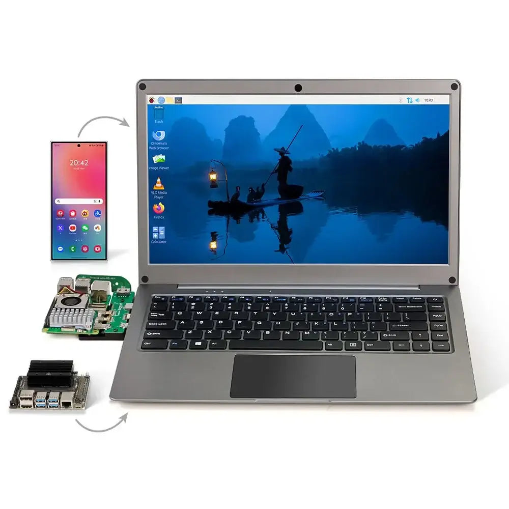 CrowView Note-All-in-One Portable Monitor English Keyboard