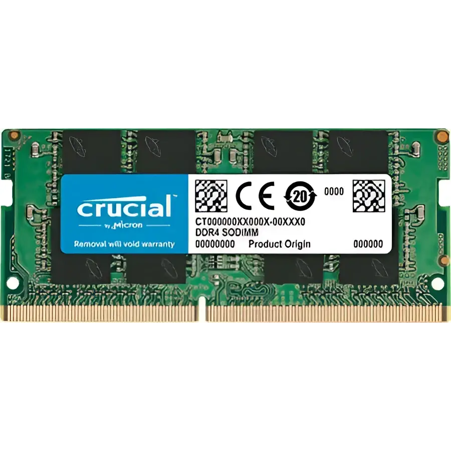 Crucial 8gb (1x8gb) DDR4 SODIMM 3200mhz Cl22 1.2v Single Ranked Notebook Memory Ram