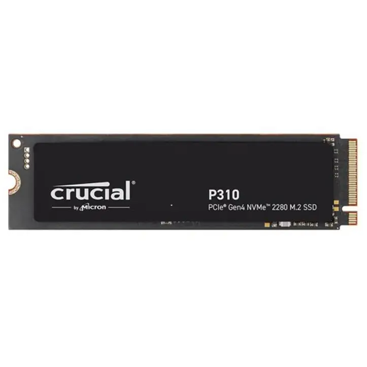 Crucial P310 500GB Gen4 2280 NVMe SSD 6600/3500 MB/s R/W 110TBW 520K/890K IOPS 1.5M hrs MTTF Full-Drive Encryption M.2