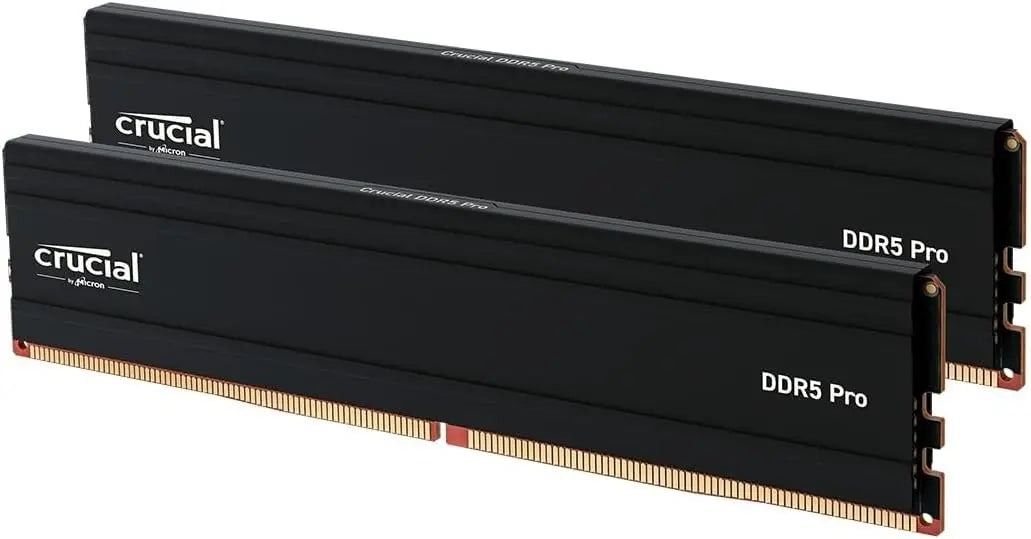 Crucial Pro 32GB Kit (2x16GB) DDR5-6000 UDIMM CL48 (16Gbit)
