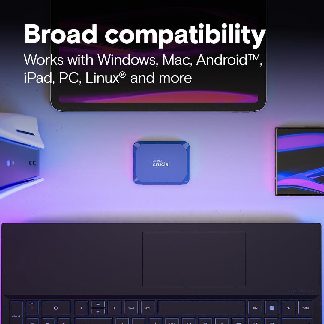 Crucial X10 1TB External Portable SSD