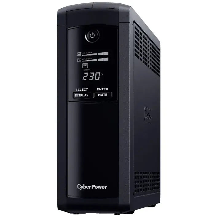 Cyberpower Systems Value Pro-(Vp1200elcd)- 1200va / 720w Line Interactive Ups – 2* 12v/7.2ah – 2 Yrs Adv. Replacement Wty Incl. Internal Batteries