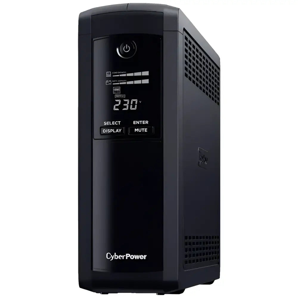 Cyberpower Systems Value Pro-(Vp1200elcd)- 1200va / 720w Line Interactive Ups – 2* 12v/7.2ah 2 Yrs Adv. Replacement Wty