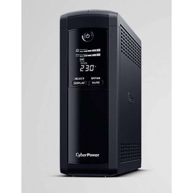 Cyberpower Systems Value Pro - (Vp1600elcd)- 1600va / 960w Line Interactive Ups - 2* 12v/9ah Batteries Incl., 2yr Warranty