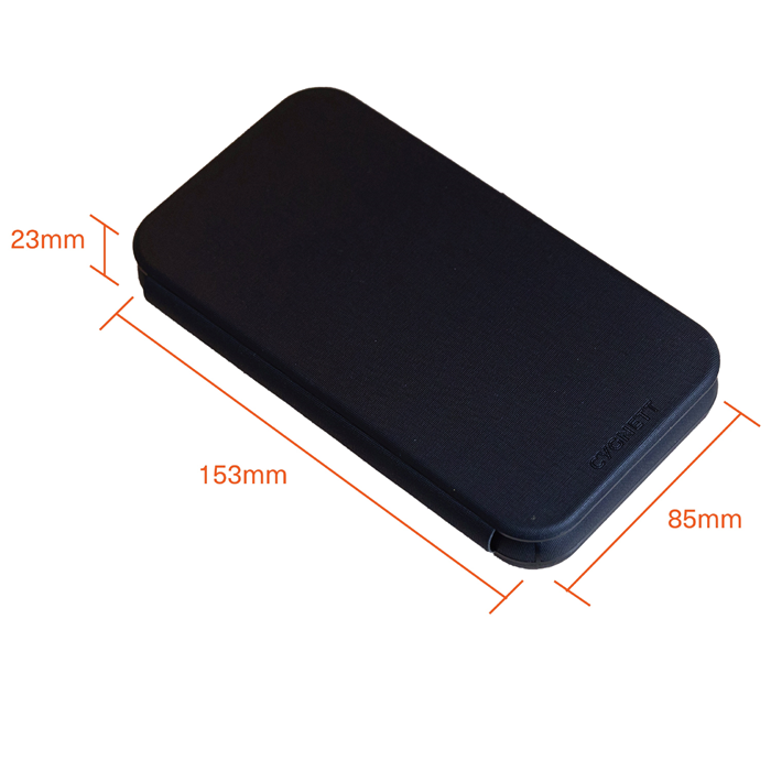 Cygnett MagTravel Qi2.0 2-in-1 Wireless Charger - Black (CY5138WIRDE) 1.2M USB-C Cable,15W Compact and lightweight 2