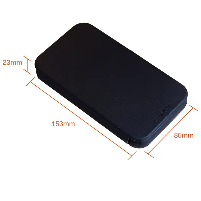 Cygnett MagTravel Qi2.0 2-in-1 Wireless Charger - Black (CY5138WIRDE) 1.2M USB-C Cable,15W Compact and lightweight 2