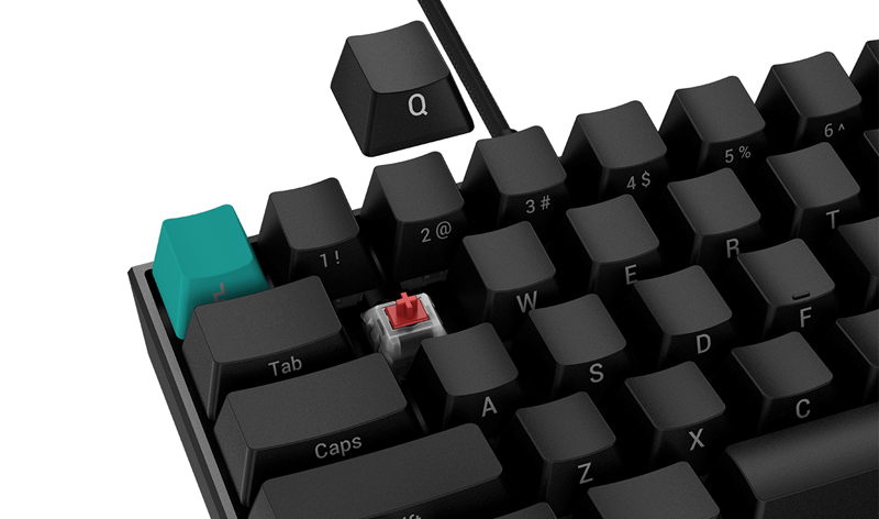 Deepcool KG722 65% Mechanical Keyboard Ultra Portable Red Switches Per Key RGB Laser Engraved Keycaps