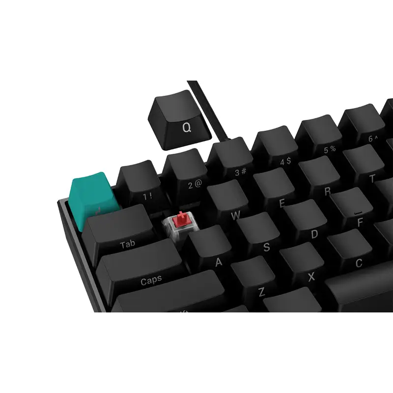 Deepcool KG722 65% Mechanical Keyboard Ultra Portable Red Switches Per Key RGB Laser Engraved Keycaps