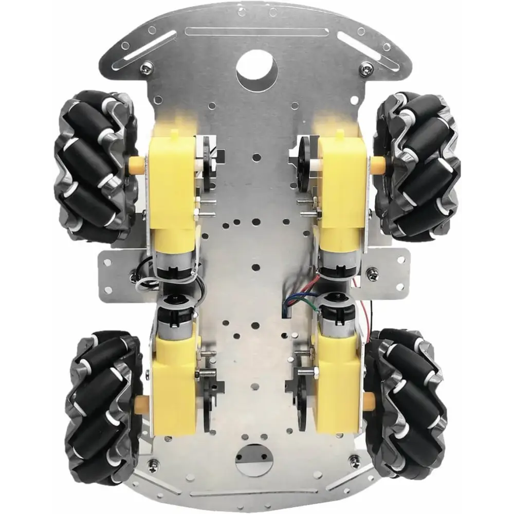 DIY Mecanum Wheel Robot Kit Parts 4WD Omnidirectional Wheels Smart Car Chassis Educational Toy Accessory(4Pcs and 4Pcs