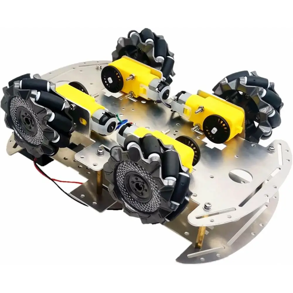 DIY Mecanum Wheel Robot Kit Parts 4WD Omnidirectional Wheels Smart Car Chassis Educational Toy Accessory(4Pcs and 4Pcs