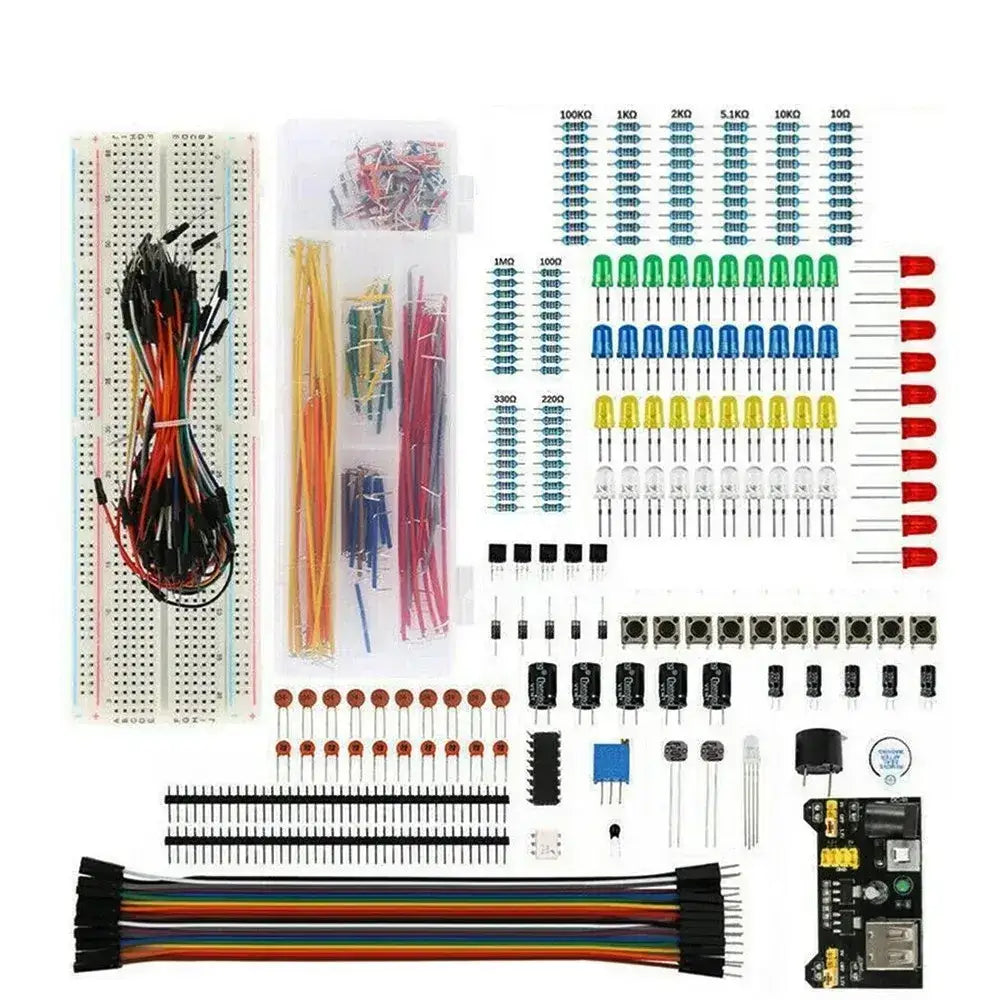 DIY Project Starter Kit for Arduino UNO R3 Electronic Components Set with Box 830 Connection Points Breadboard