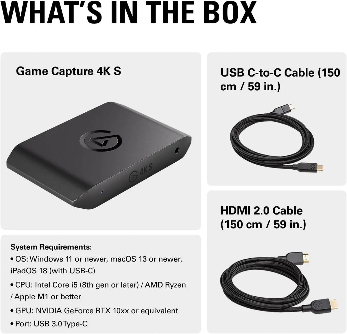 Elgato 4K S Capture Card for PS5 Xbox Series X/S Switch 2