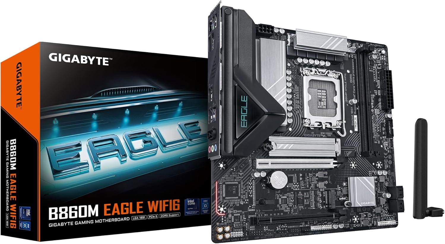 Gigabyte B860M EAGLE WIFI 6 Intel LGA 1851 Micro-ATX Motherboard