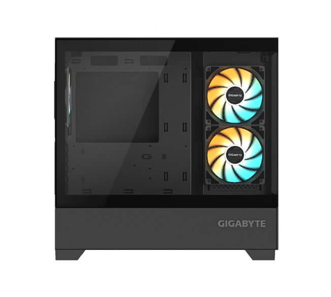 Gigabyte C201 PANORAMIC Mid Tower mini-ITX/m-ATX Black H431x W242x D430 mm 5 Slots USB 3.0 x2 H=502 W=313 D=525 mm