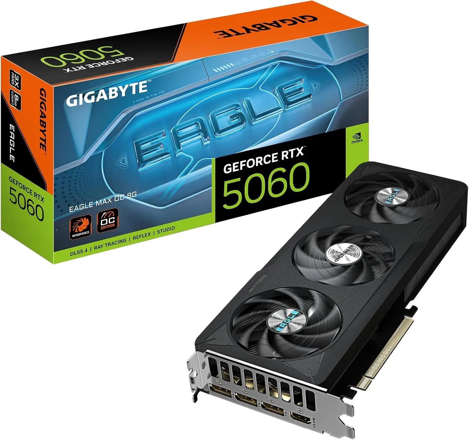 Gigabyte GeForce RTX 5060 EAGLE MAX OC 8GB GDDR7 Video Card