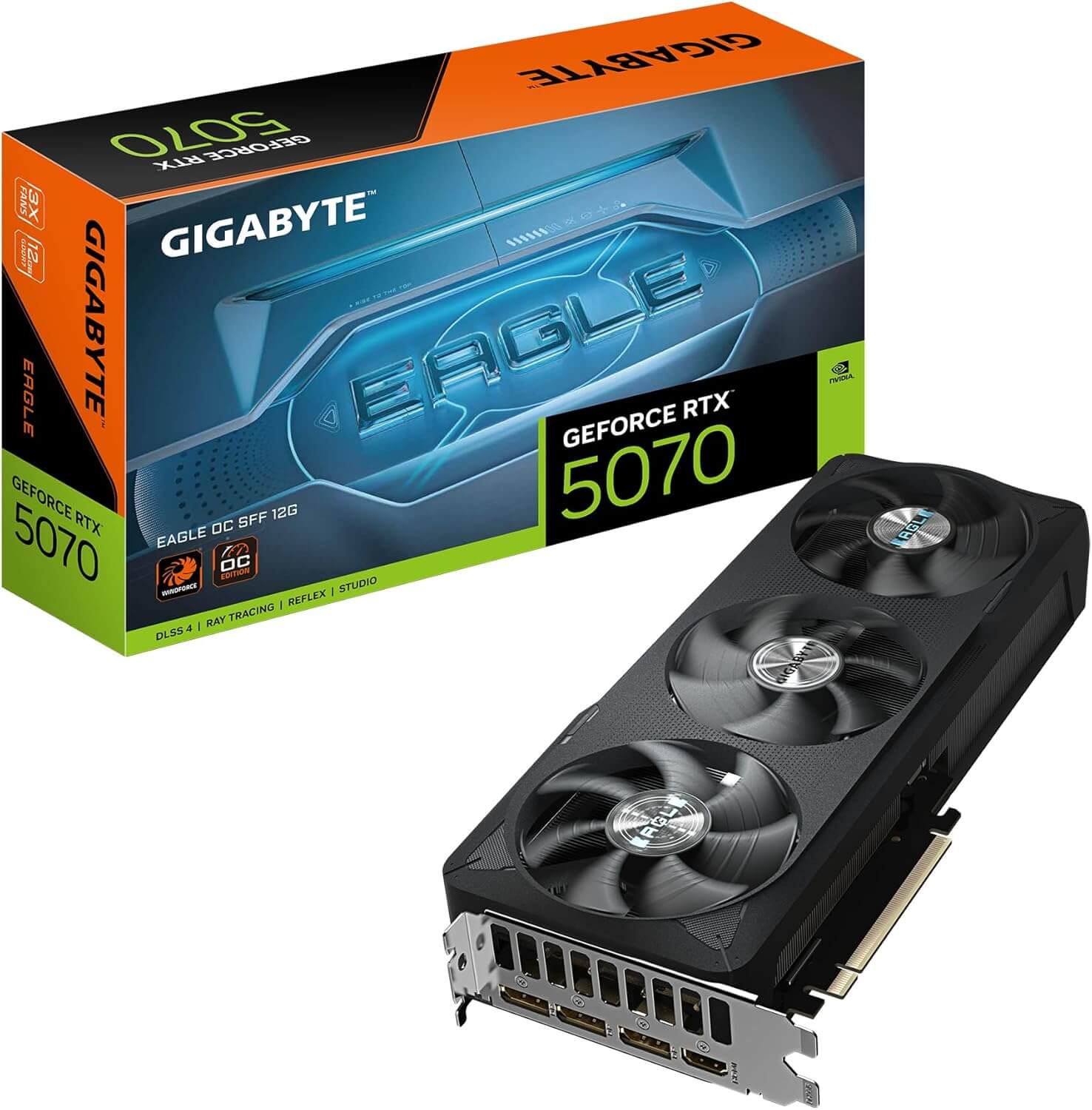 Gigabyte GeForce RTX 5070 Eagle OC SFF 12G Graphics Card (GV-N5070EAGLE OC-12GD)