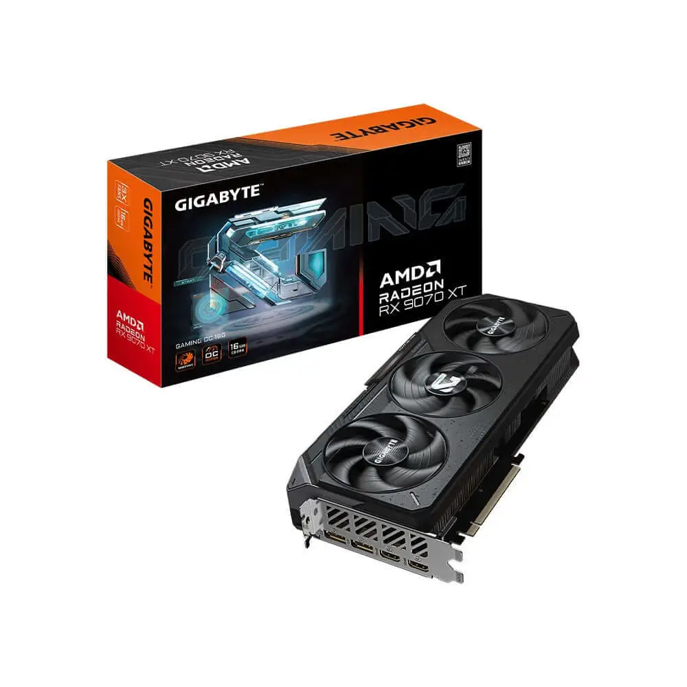 Gigabyte Radeon™ RX 9070 XT GAMING OC 16G 20 Gbps GDDR6 256 bit PCI-E 5.0 PSU 850W 8 pin*3 DisplayPort 2.1a *2 HDMI 2.1b