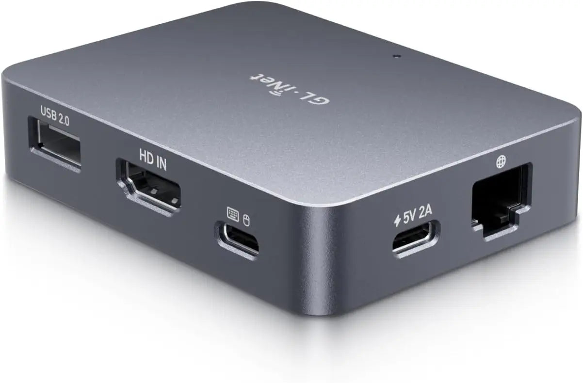 GL.iNet Comet (GL-RM1) Remote KVM Over Internet 4K@30Hz Tailscale Support,Remote Keyboard Video Mouse Install OS Via