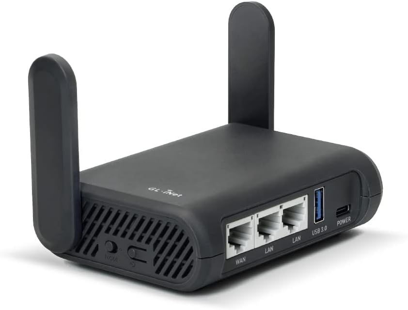 GL.iNet GL-A1300 (Slate Plus) Wireless VPN Encrypted Travel Router– Easy to Setup Connect Hotel WiFi & Captive Portal