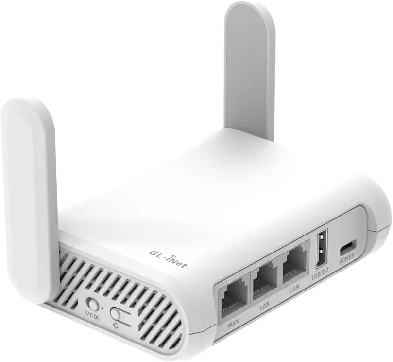 GL.iNet GL-SFT1200 (Opal) Secure Travel WiFi Router AC1200 Dual Band Gigabit Ethernet Wireless Internet with IPv6 USB