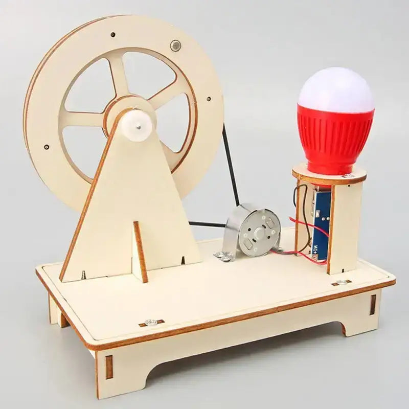 Hand-cranked Generator Student Science and Technology Children’s Handmade Diy Material Random Color